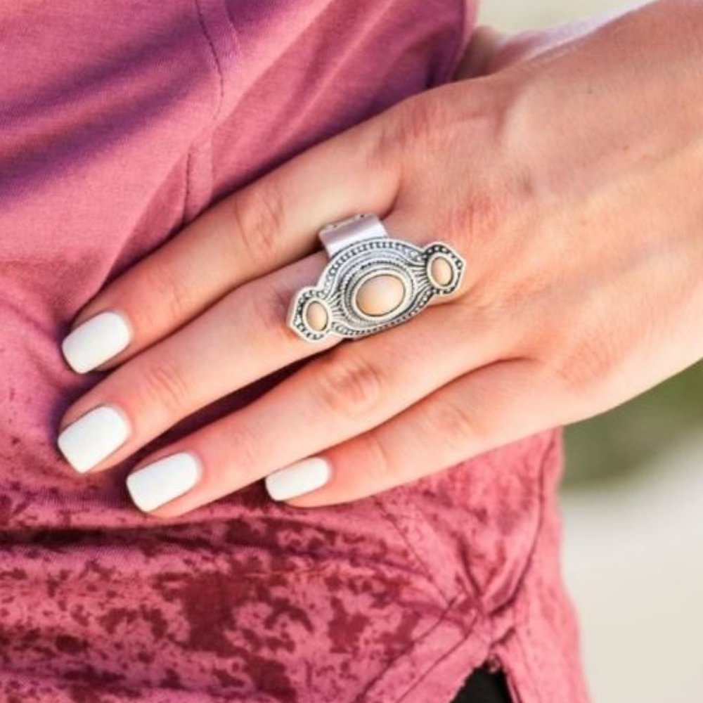 'Dune Drifter' Brown Ring #77